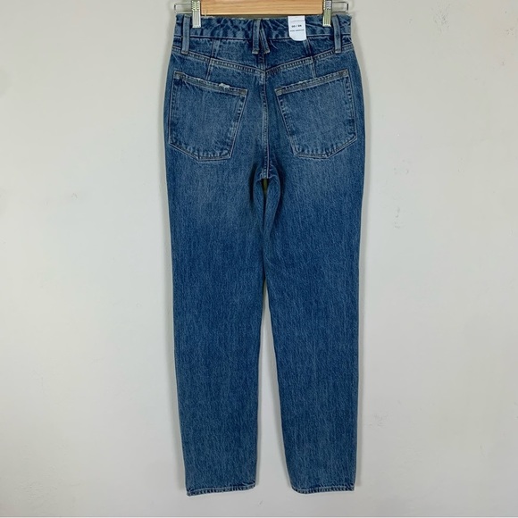 NWT NEW Good American Good Icon Straight Leg High Rise Jeans Size 00 / 24 - Picture 5 of 12